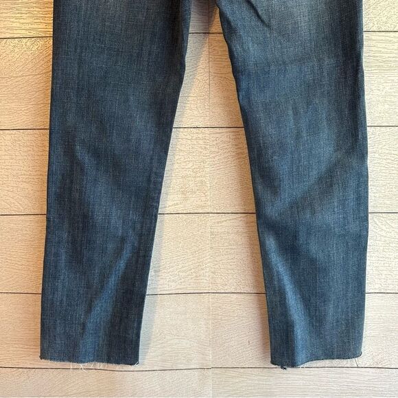 MOTHER The Insider Ankle Fray Button Fly Jeans Beyond the sky Size 26 - Picture 13 of 13